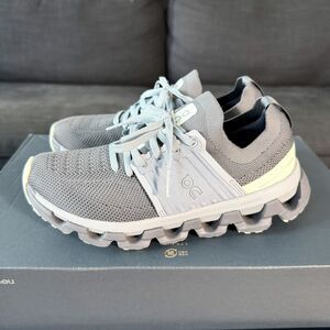 On Cloudswift 3 Rock Lima Dark Gray Running Shoes 3WD10452551 Women's Size 6